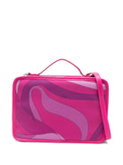 Borsa tote per bambina Emilio Pucci Junior rosa con design a fantasia PY0B38 G0206 570BC EMILIO PUCCI KIDS 