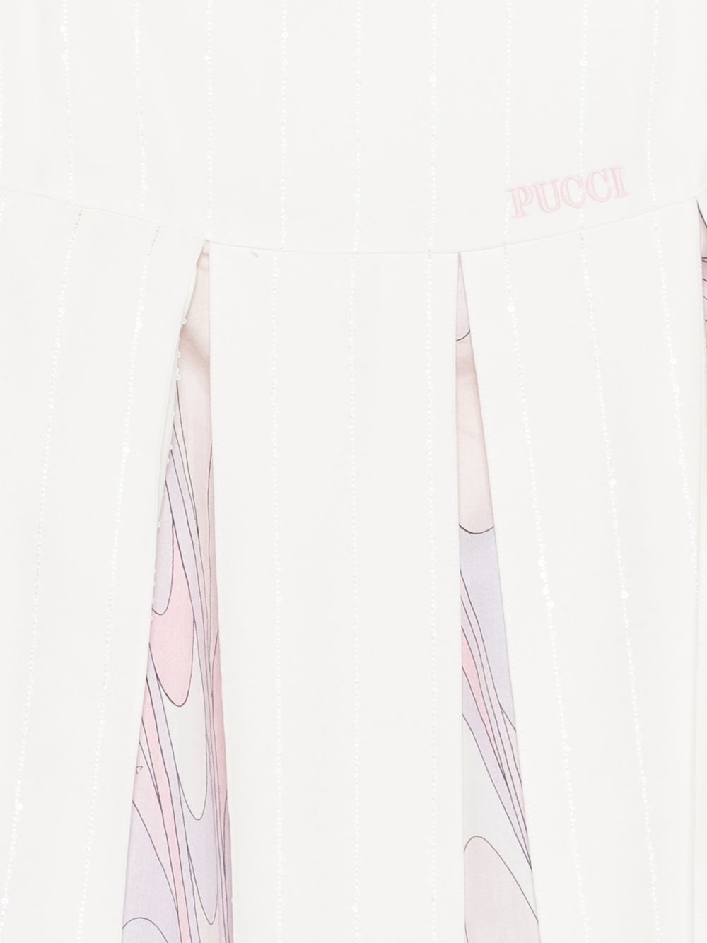 Abito per bambina Pucci Junior rosa con design plissettato PY1B42 S0228 101BC EMILIO PUCCI KIDS 