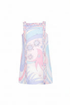 Abito per bambina Pucci Junior rosa chiaro con scollo quadrato PY1C72 S0237 508LI EMILIO PUCCI KIDS 