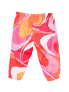 Pantaloni per neonata Emilio Pucci Junior multicolore a fantasia PY6040 S0232 50EAR EMILIO PUCCI KIDS 