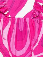 Set due pezzi per neonata Emilio Pucci Junior multicolor con ruches PYB000 Z3687 570BC EMILIO PUCCI KIDS 