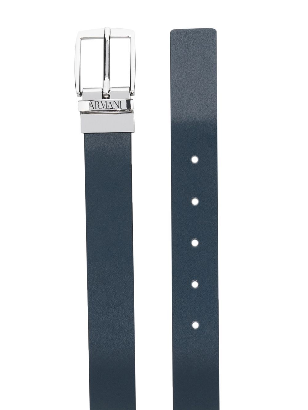 Cintura per bambino Emporio Armani Kids blu con logo inciso 401520 3F560 17535 EMPORIO ARMANI KIDS 