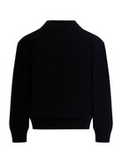Cardigan per bambino Emporio Armani Kids blu con texture traforata EB001221 AF23412 UB118 EMPORIO ARMANI KIDS 
