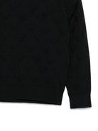 Maglione per bambino Emporio Armani Kids blu con scollo rotondo EB001229 AF23415 UB118 EMPORIO ARMANI KIDS 