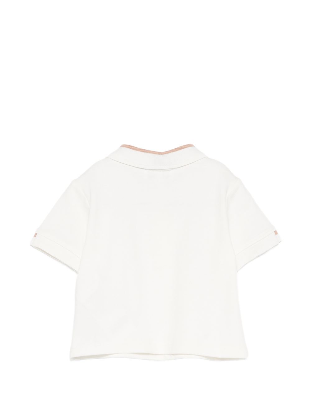 T-shirt per neonato Emporio Armani Kids beige con logo aquila sul davanti EB001322 AF16641 U0003 EMPORIO ARMANI KIDS 