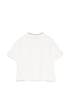 T-shirt per neonato Emporio Armani Kids beige con logo aquila sul davanti EB001322 AF16641 U0003 EMPORIO ARMANI KIDS 