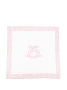 Coperta per neonata ETRO KIDS Pegaso bianco con stampa paisley GY0520 Z3672 102RS ETRO KIDS 