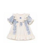 Abito per neonata Etro Kids beige con stampa paisley GY1001 S0221 106CE ETRO KIDS 