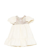 Abito per neonata Etro Kids beige con volant GY1011 I0308 105 ETRO KIDS 