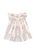 Abito per neonata Etro Kids beige con stampa Paisley all-over GY1050 U0268 501MC ETRO KIDS 