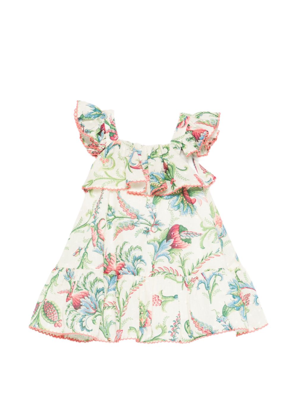 Abito per neonata Etro Kids bianco con stampa floreale GY1060 M0082 106MC ETRO KIDS 