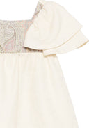 Abito per bambina Etro Kids bianco con stampa paisley GY1A31 I0308 105 ETRO KIDS 