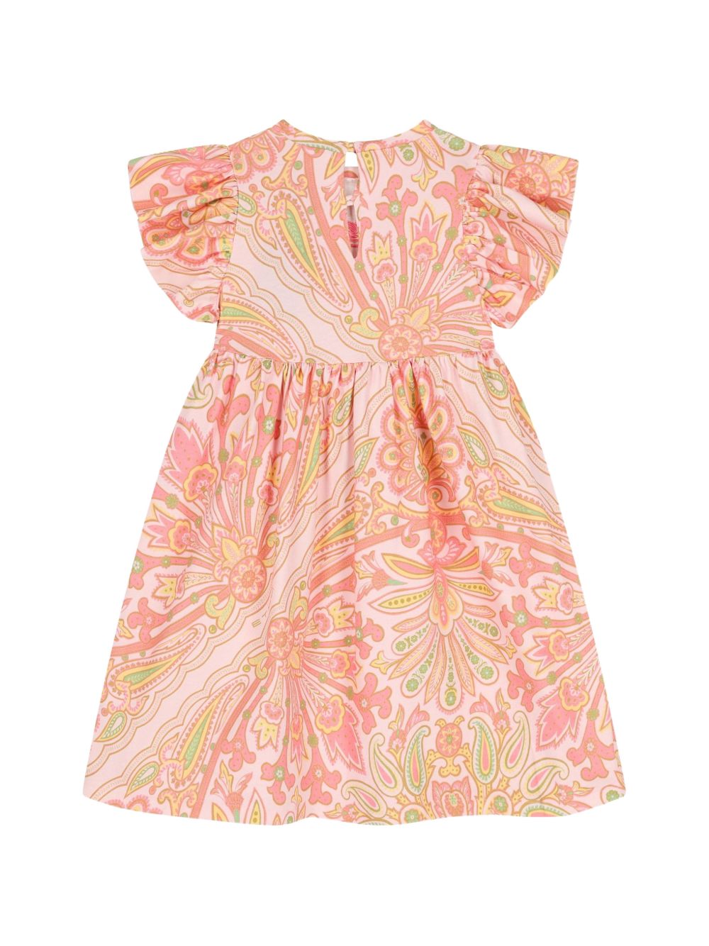 Abito per bambina Etro Kids rosa con stampa Paisley all-over GY1B21 Z3693 503VI ETRO KIDS 