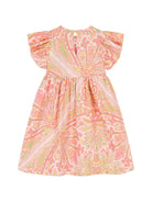 Abito per bambina Etro Kids rosa con stampa Paisley all-over GY1B21 Z3693 503VI ETRO KIDS 
