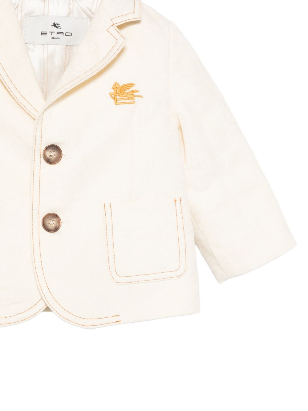Blazer per neonato Etro Kids beige con revers a lancia GY2504 I0308 105 ETRO KIDS 