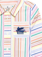 Camicia per neonato Etro Kids multicolor con design a righe GY5500 Z3654 101RO ETRO KIDS 