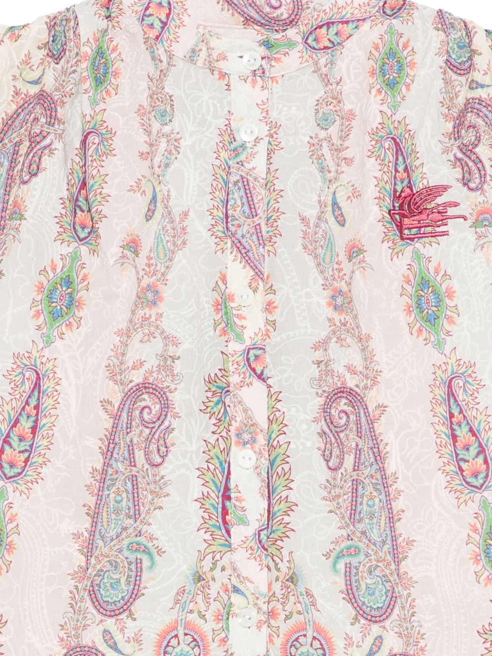 Camicia per bambina Etro Kids multicolore con maniche arricciate GY5A72 U0268 501MC ETRO KIDS 