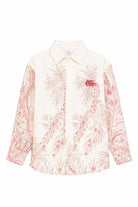 Camicia per bambina Etro Kids beige con stampa paisley GY5P10 S0221 106RS ETRO KIDS 