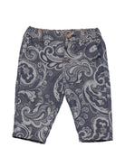 Jeans per neonato Etro Kids blu con stampa Paisley all-over GY6500 I0308 620 ETRO KIDS 