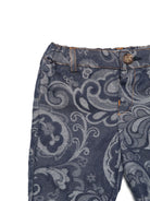Jeans per neonato Etro Kids blu con stampa Paisley all-over GY6500 I0308 620 ETRO KIDS 