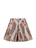 Shorts per bambino Etro Kids multicolore con stampa Paisley GY6A69 U0268 501MC ETRO KIDS 