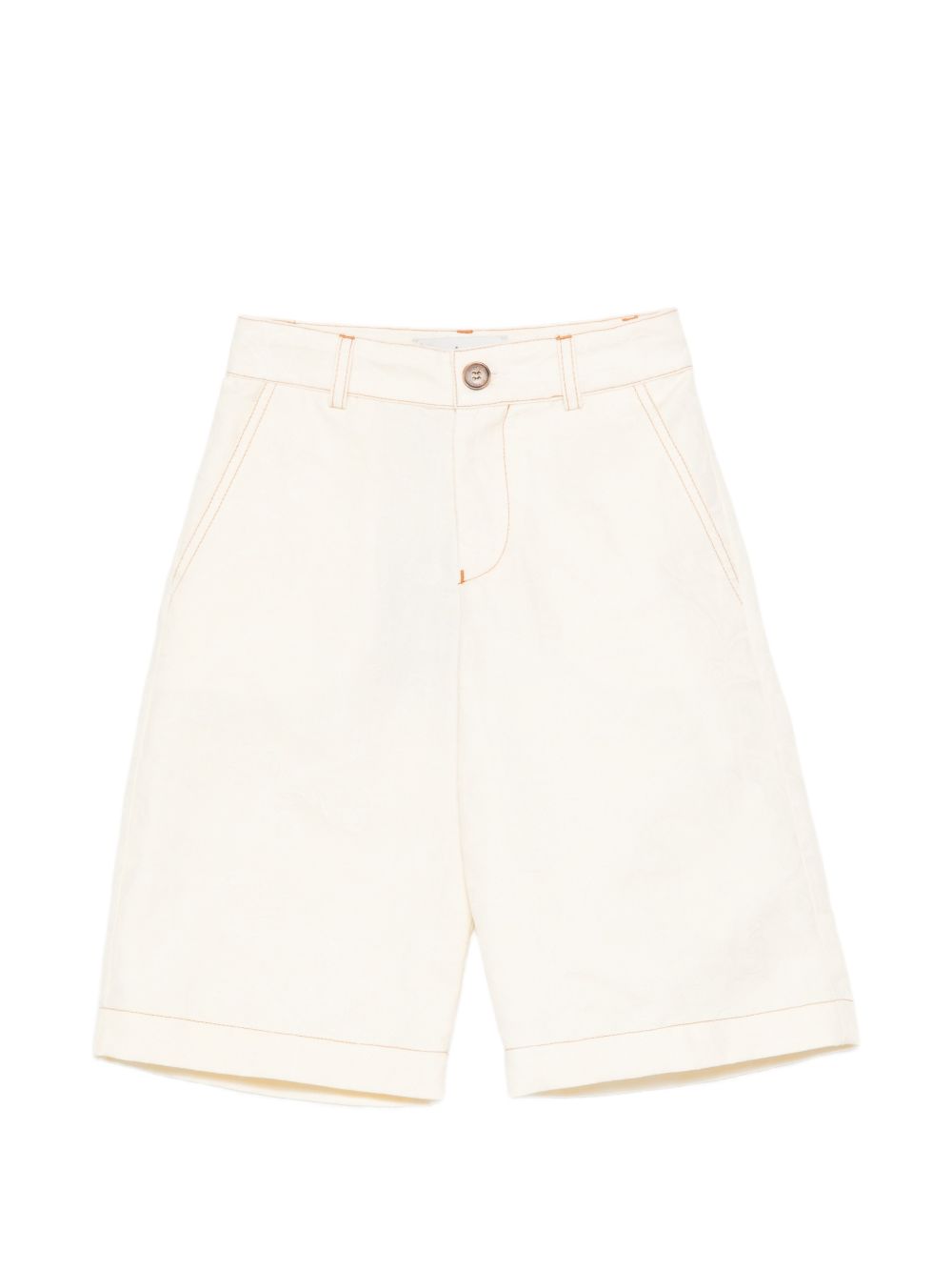Shorts per bambino Etro Kids bianco con Pegaso ricamato sul retro GY6P09 I0308 105 ETRO KIDS 
