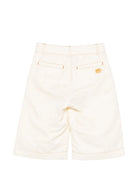 Shorts per bambino Etro Kids bianco con Pegaso ricamato sul retro GY6P09 I0308 105 ETRO KIDS 