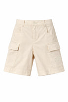 Shorts per bambino Etro Kids beige con applicazione logo sul retro GY6P49 G0064 105 ETRO KIDS 