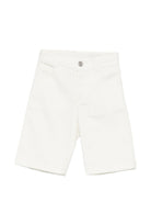 Shorts per bambino Etro Kids bianco con applicazione logo GY6P59 D0039 101 ETRO KIDS 