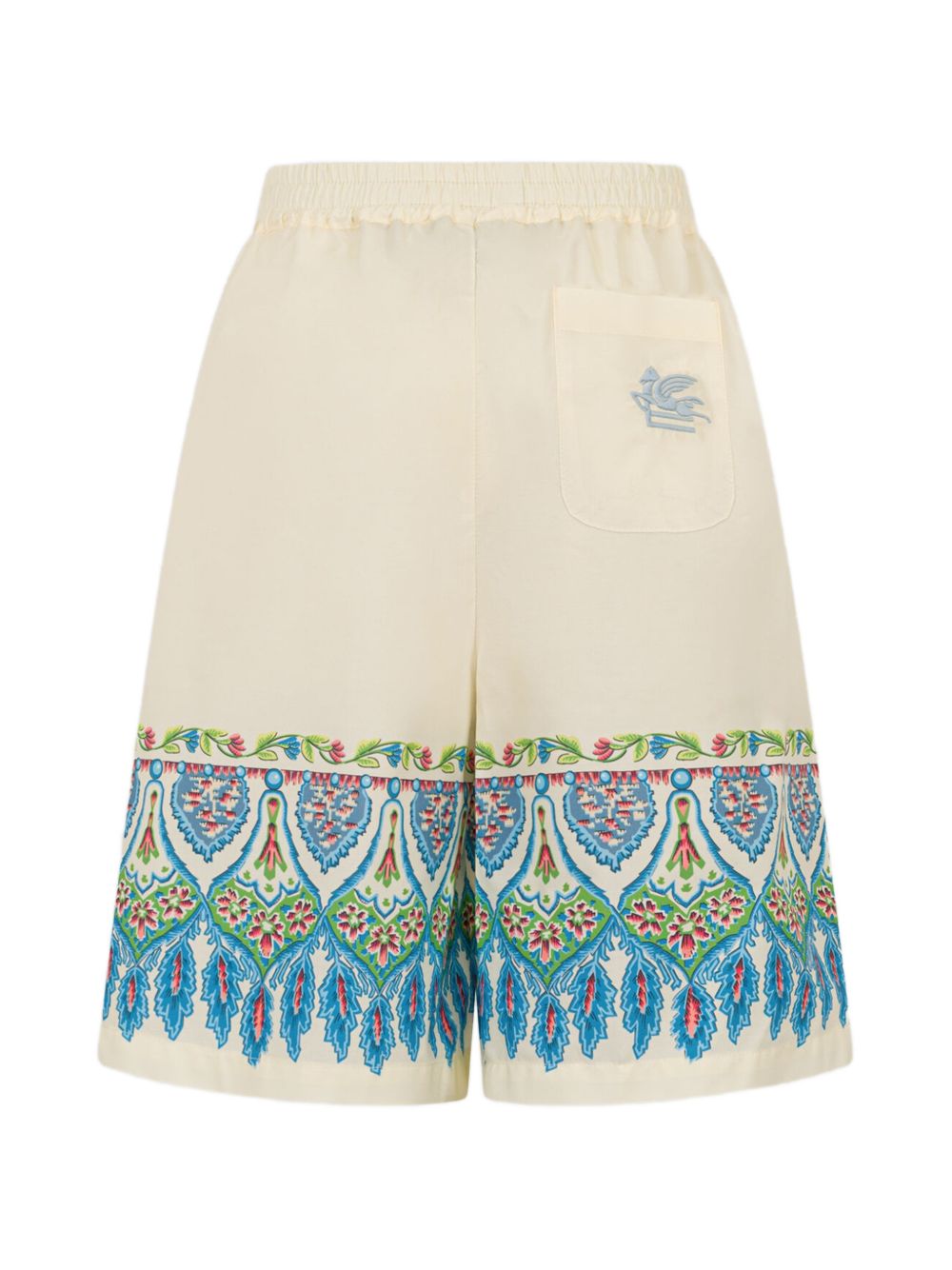 Shorts per bambino Etro Kids multicolore con ricamo Pegaso sul retro GY6Q89 P0601 106MC ETRO KIDS 