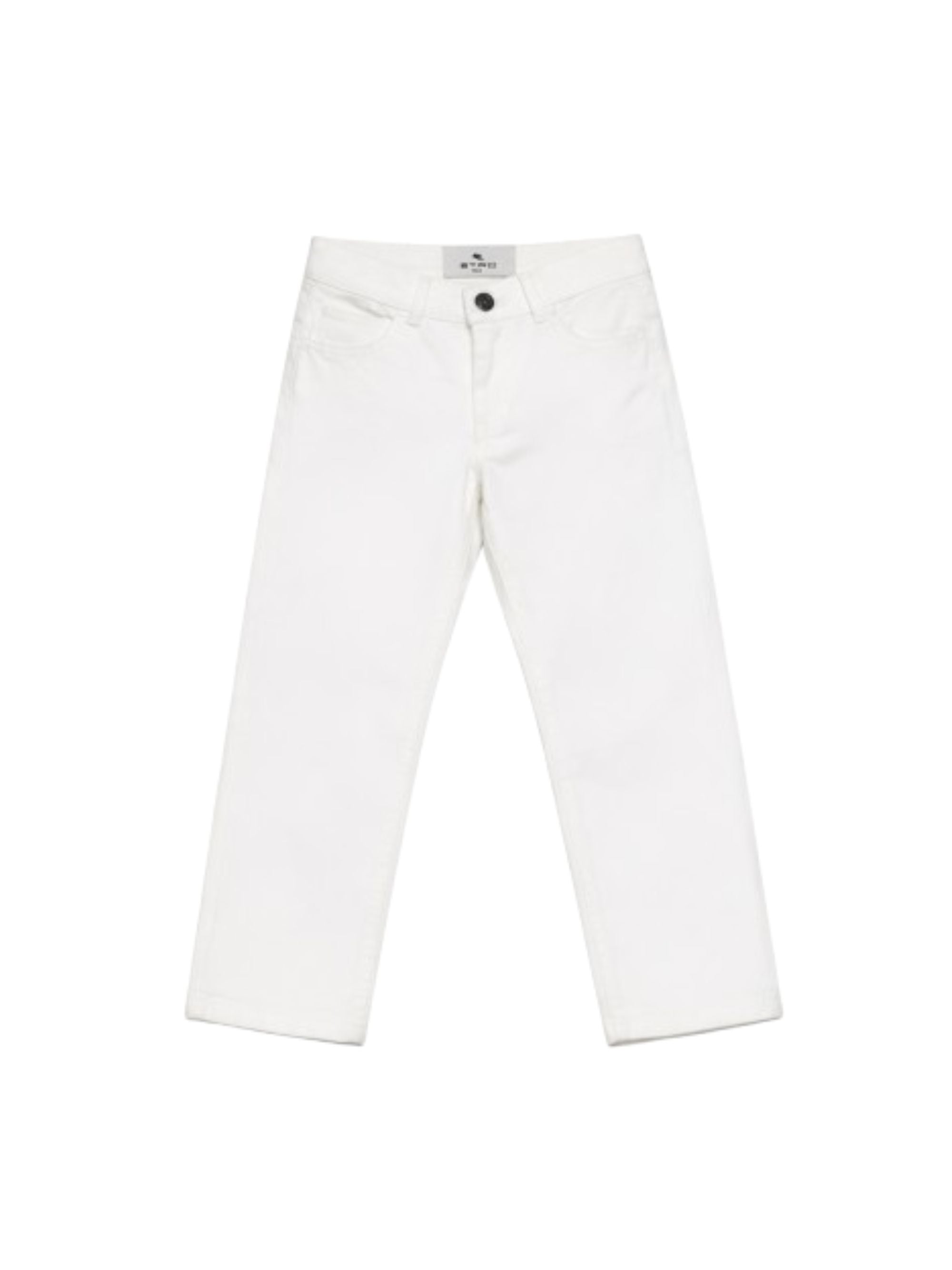 Pantaloni per bambino Etro Kids bianchi con ricamo GY6V0T Z3702 101 ETRO KIDS 