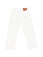 Pantaloni per bambino Etro Kids bianchi con ricamo GY6V0T Z3702 101 ETRO KIDS 