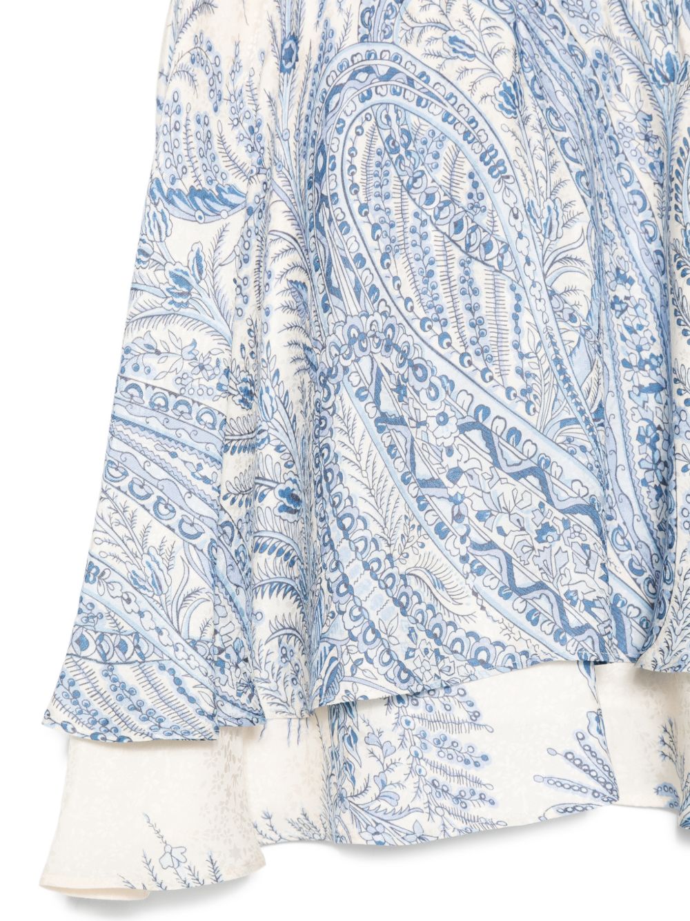 Gonna per bambina Etro Kids azzurra con stampa grafica Paisley GY7A10 S0221 106CE ETRO KIDS 