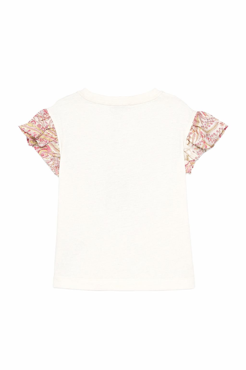 T-shirt per bambina Etro Kids beige con stampa floreale GY8A01 Z3672 102RS ETRO KIDS 
