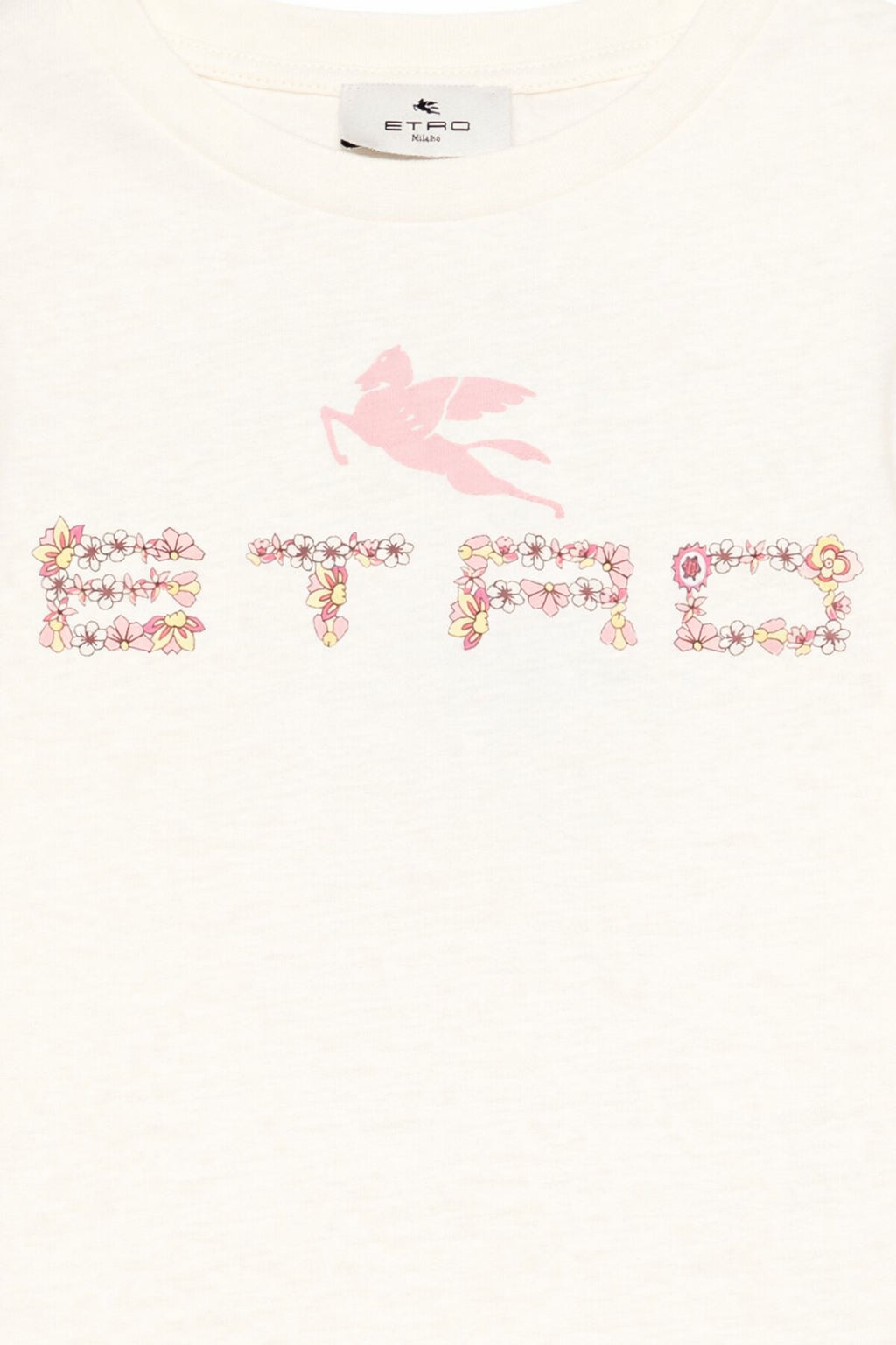 T-shirt per bambina Etro Kids beige con stampa floreale GY8A01 Z3672 102RS ETRO KIDS 