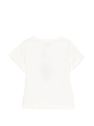 T-shirt per bambina Etro Kids bianca con logo applicato GY8A31 Z3672 102GL ETRO KIDS 