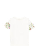 T-shirt per bambina ETRO KIDS bianca con stampa grafica GY8A51 Z3672 102 ETRO KIDS 