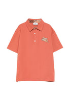 T-shirt per bambino Etro Kids rossa con colletto stile polo GY8P01 Z0022 403 ETRO KIDS 