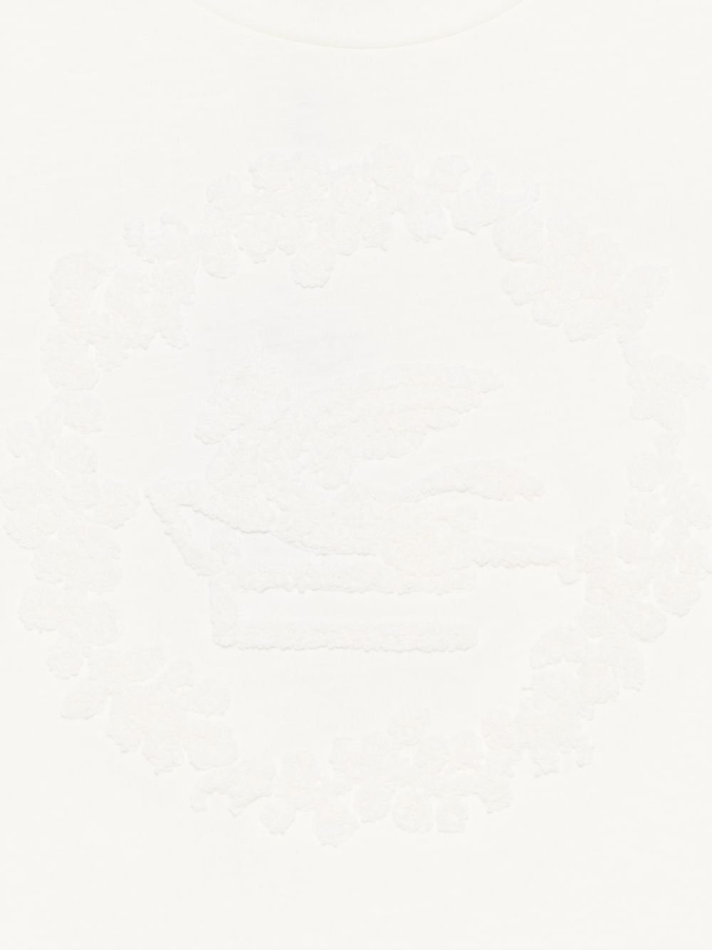 T-shirt per bambino Etro Kids bianco con dettaglio sul davanti GY8P21 Z3672 102 ETRO KIDS 
