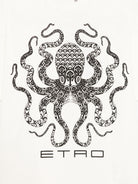 T-shirt per bambino Etro Kids bianca con stampa polpo GY8P31 Z3672 102NE ETRO KIDS 