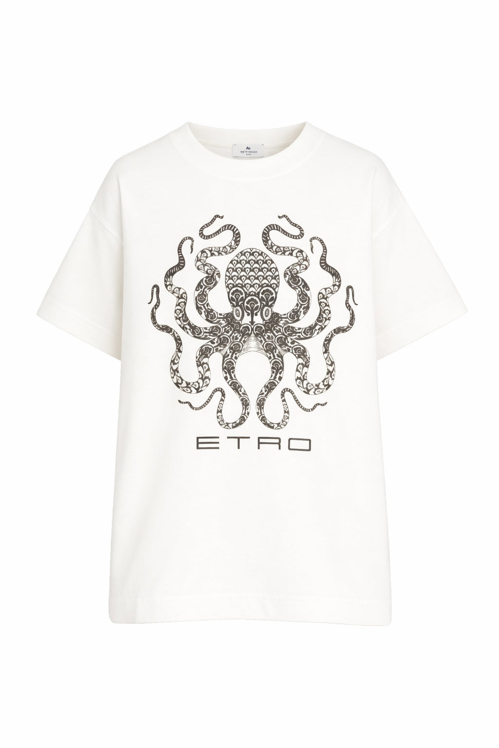 T-shirt per bambino Etro Kids bianca con stampa polpo GY8P31 Z3672 102NE ETRO KIDS 
