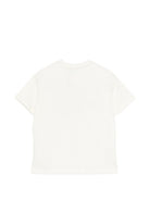 T-shirt per bambino Etro Kids bianca con dettaglio logo sul davanti GY8P71 Z3672 102 ETRO KIDS 