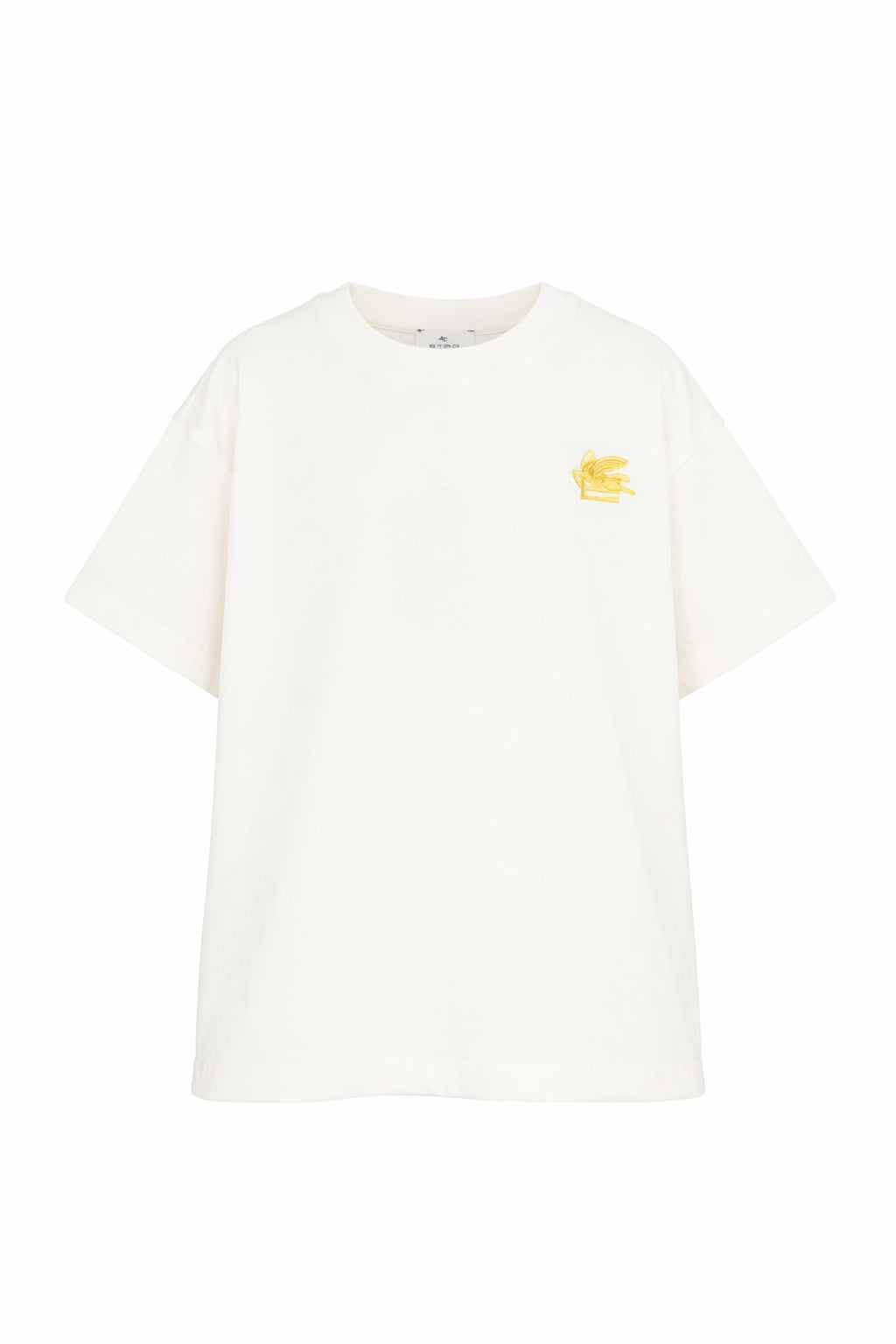 T-shirt per bambino Etro Kids bianca con logo ricamato GY8P91 Z3672 102 ETRO KIDS 