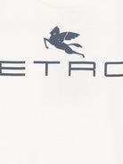 T-shirt per bambino Etro Kids beige con logo sul davanti GY8Q11 Z3672 102 ETRO KIDS 