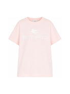 T-shirt per bambina Etro Kids rosa con stampa logo GY8Q11 Z3672 501 ETRO KIDS 