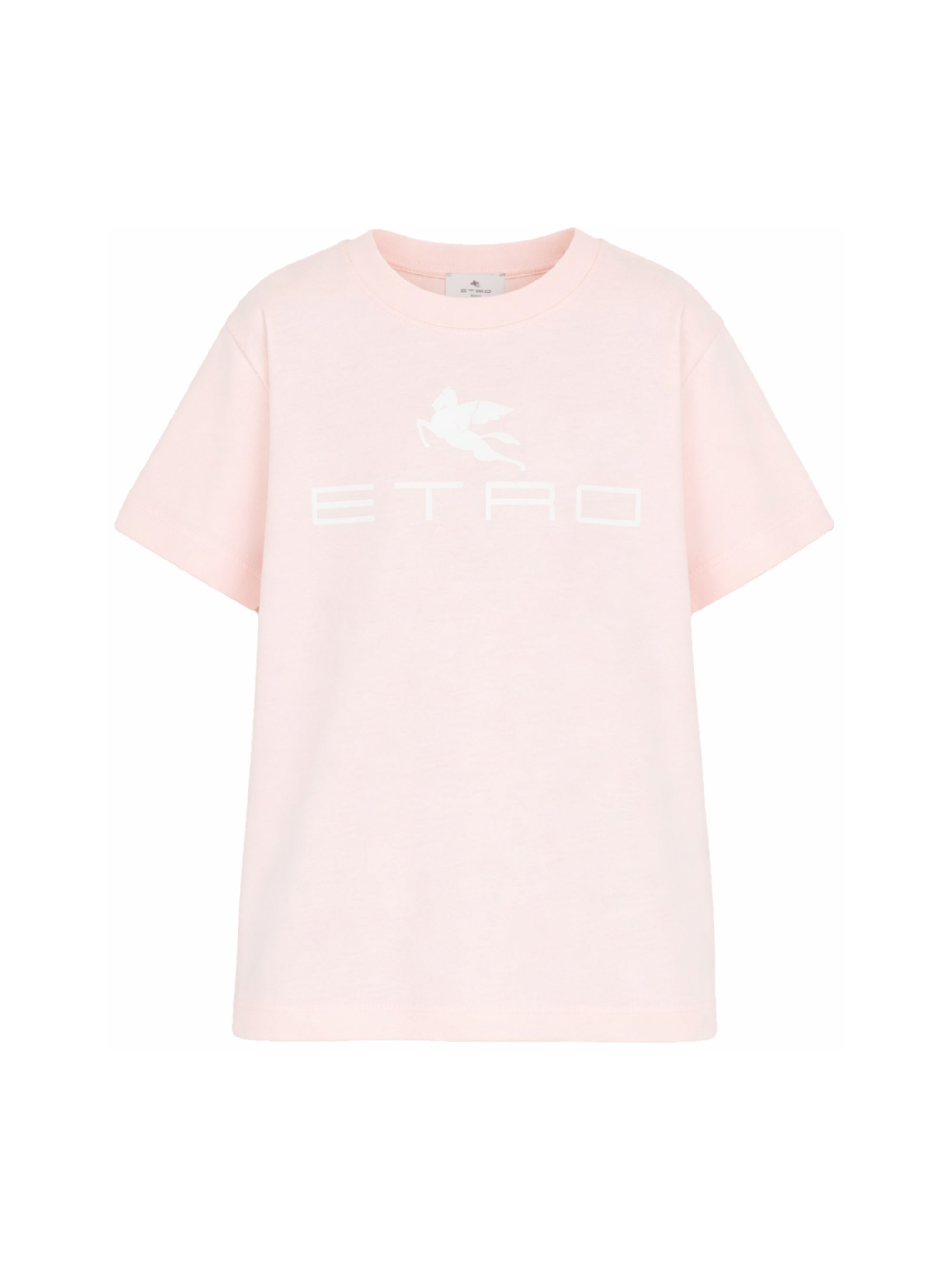 T-shirt per bambina Etro Kids rosa con stampa logo GY8Q11 Z3672 501 ETRO KIDS 
