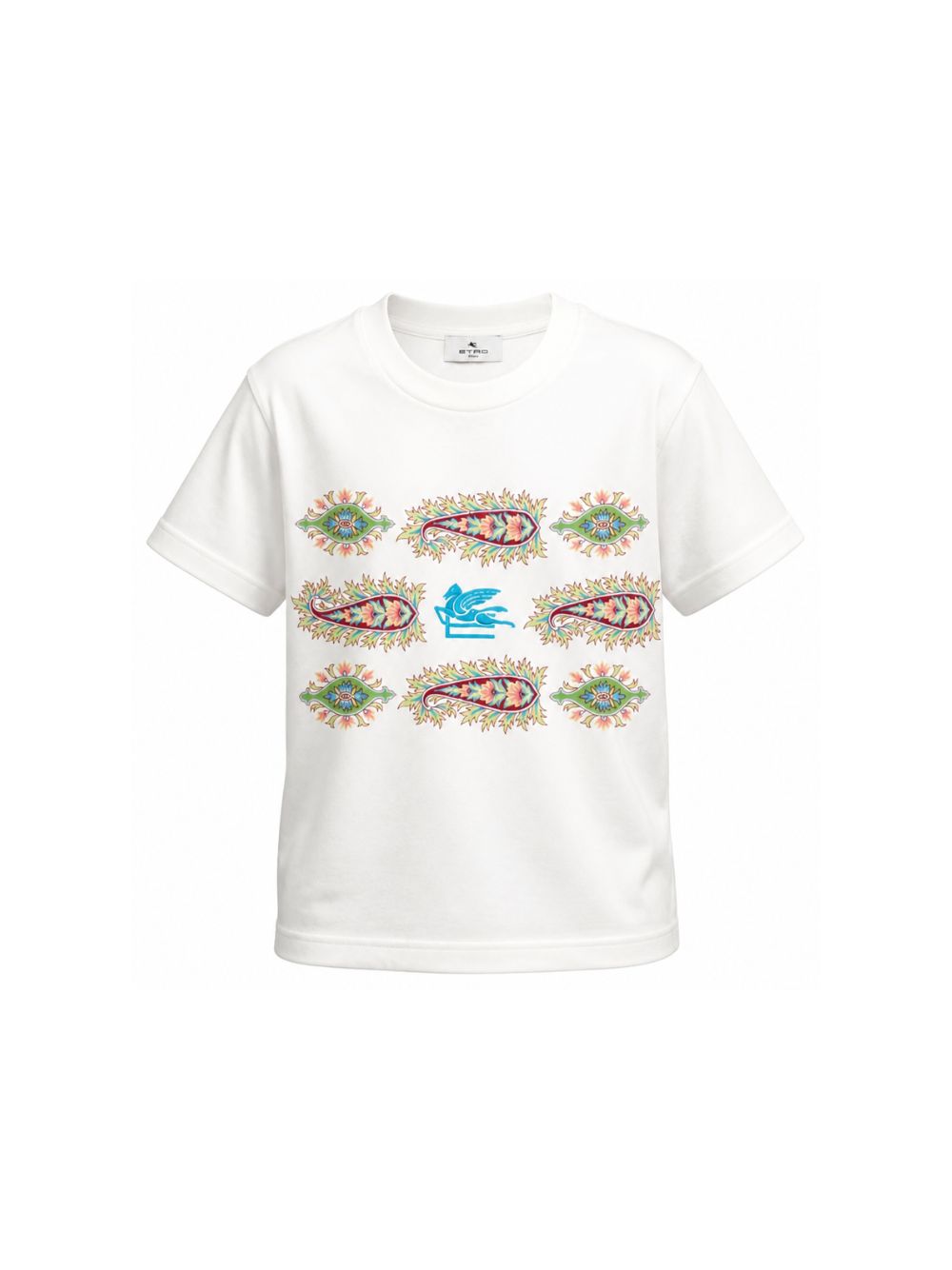 T-shirt per bambino ETRO KIDS bianca con stampa grafica GY8Q21 Z3672 102 ETRO KIDS 