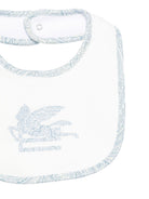 Tutina e bavaglino per neonato ETRO KIDS bianchi con stampa paisley (2 pezzi) GYB550 Z3771 602 ETRO KIDS 