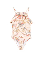 Costume da bagno per bambina ETRO KIDS beige con motivo floreale GYCA19 J0557 458MC ETRO KIDS 