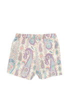 Costume da bagno per bambino Etro Kids beige con stampa paisley GYCP19 N0433 107MC ETRO KIDS 